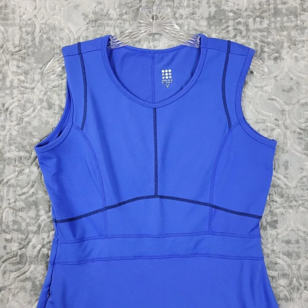 Title Nine Activewear Dress Womens Medium Blue Golf Tennis Athlesiure Short